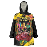 Derby De Mayo 2025 Wearable Blanket Hoodie Pinata Horse Racing Let's Fiesta - Wonder Print Shop
