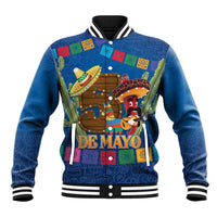 Mexico Cinco De Mayo 2025 Baseball Jacket Chili Pepper Let's Fiesta