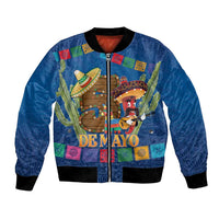 Mexico Cinco De Mayo 2025 Bomber Jacket Chili Pepper Let's Fiesta