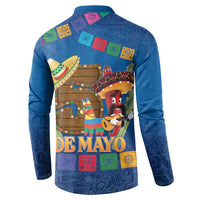 Mexico Cinco De Mayo 2025 Button Sweatshirt Chili Pepper Let's Fiesta