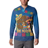 Mexico Cinco De Mayo 2025 Button Sweatshirt Chili Pepper Let's Fiesta
