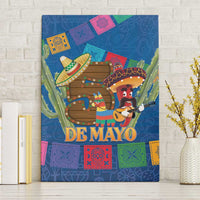 Mexico Cinco De Mayo 2025 Canvas Wall Art Chili Pepper Let's Fiesta