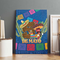 Mexico Cinco De Mayo 2025 Canvas Wall Art Chili Pepper Let's Fiesta