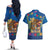 Mexico Cinco De Mayo 2025 Couples Matching Off The Shoulder Long Sleeve Dress and Hawaiian Shirt Chili Pepper Let's Fiesta