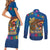 Mexico Cinco De Mayo 2025 Couples Matching Short Sleeve Bodycon Dress and Long Sleeve Button Shirt Chili Pepper Let's Fiesta