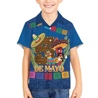 Mexico Cinco De Mayo 2025 Family Matching Long Sleeve Bodycon Dress and Hawaiian Shirt Chili Pepper Let's Fiesta