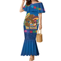 Mexico Cinco De Mayo 2025 Family Matching Mermaid Dress and Hawaiian Shirt Chili Pepper Let's Fiesta