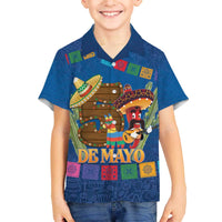 Mexico Cinco De Mayo 2025 Family Matching Off The Shoulder Long Sleeve Dress and Hawaiian Shirt Chili Pepper Let's Fiesta