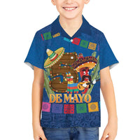 Mexico Cinco De Mayo 2025 Family Matching Short Sleeve Bodycon Dress and Hawaiian Shirt Chili Pepper Let's Fiesta