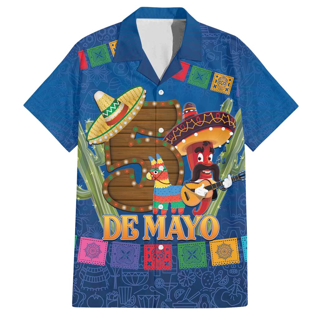 Mexico Cinco De Mayo 2025 Family Matching Summer Maxi Dress and Hawaiian Shirt Chili Pepper Let's Fiesta