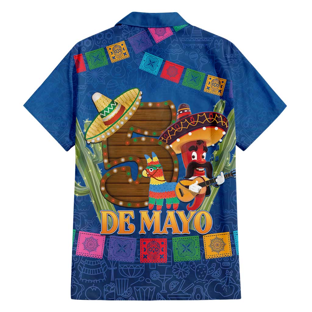 Mexico Cinco De Mayo 2025 Family Matching Tank Maxi Dress and Hawaiian Shirt Chili Pepper Let's Fiesta