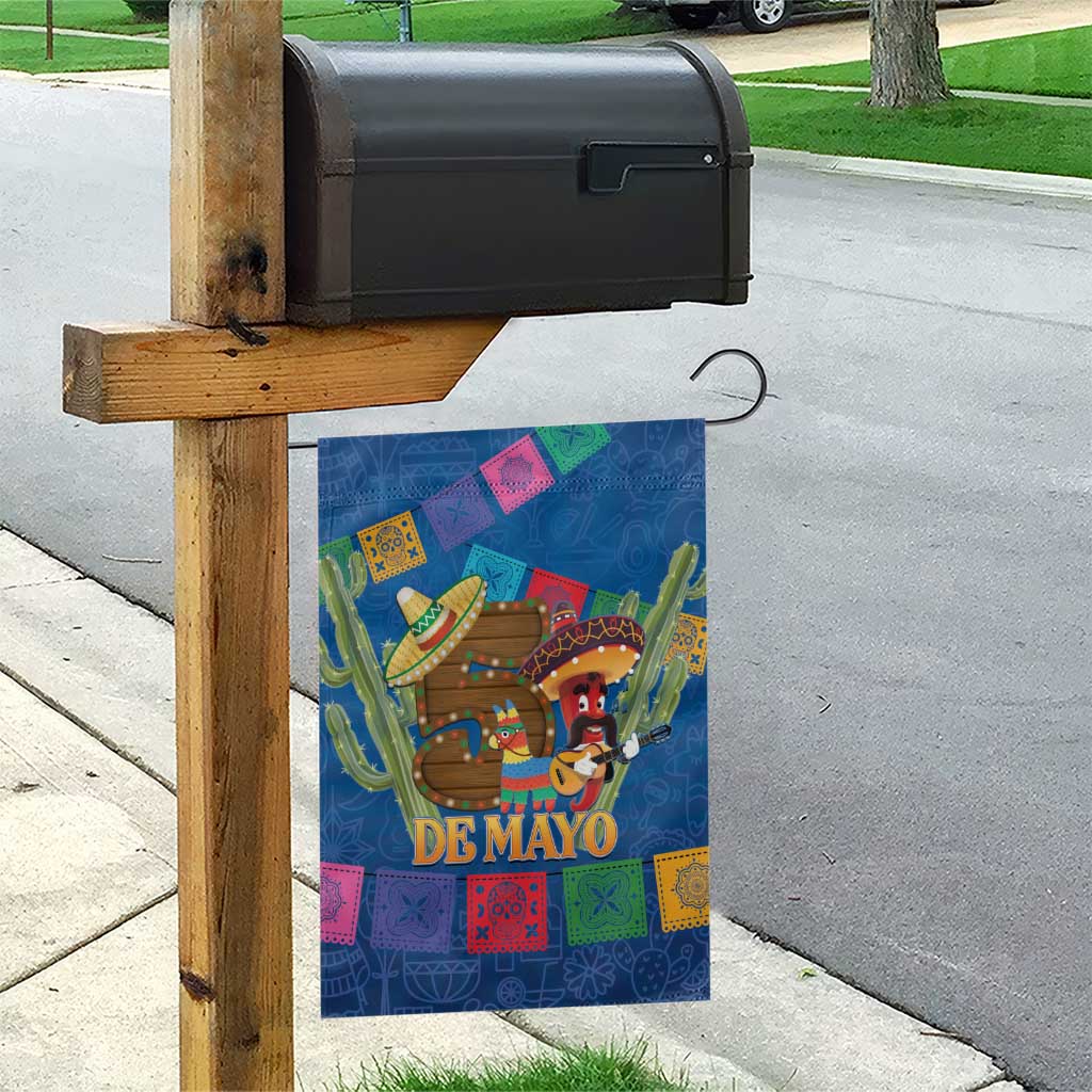 Mexico Cinco De Mayo 2025 Garden Flag Chili Pepper Let's Fiesta
