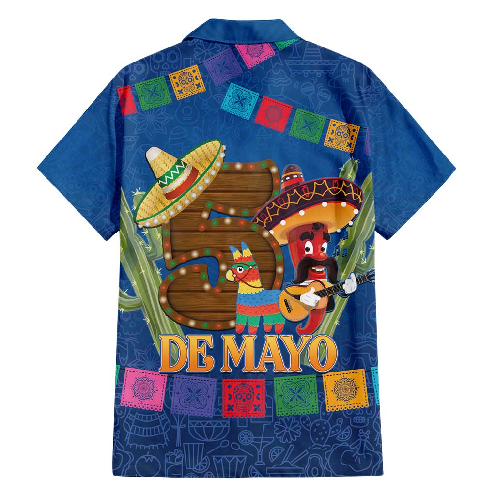 Mexico Cinco De Mayo 2025 Hawaiian Shirt Chili Pepper Let's Fiesta