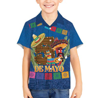 Mexico Cinco De Mayo 2025 Kid Hawaiian Shirt Chili Pepper Let's Fiesta