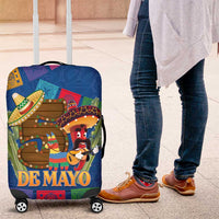 Mexico Cinco De Mayo 2025 Luggage Cover Chili Pepper Let's Fiesta