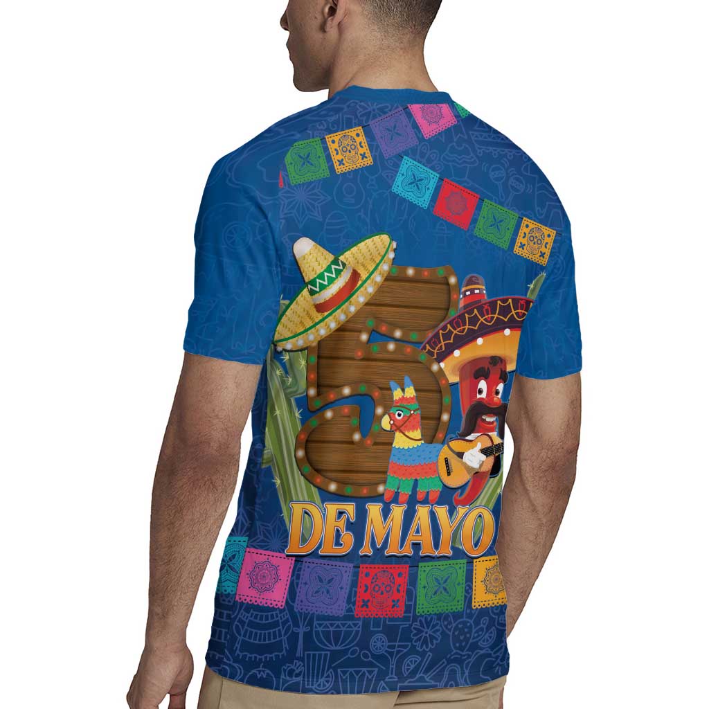 Mexico Cinco De Mayo 2025 Rugby Jersey Chili Pepper Let's Fiesta - Wonder Print Shop