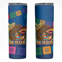 Mexico Cinco De Mayo 2025 Skinny Tumbler Chili Pepper Let's Fiesta - Wonder Print Shop