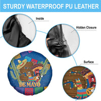 Mexico Cinco De Mayo 2025 Spare Tire Cover Chili Pepper Let's Fiesta - Wonder Print Shop