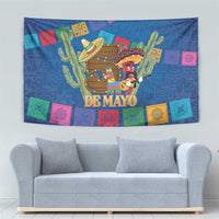 Mexico Cinco De Mayo 2025 Tapestry Chili Pepper Let's Fiesta - Wonder Print Shop