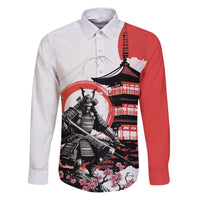 Japanese Samurai Warrior Enso Family Matching Puletasi and Hawaiian Shirt Japan Pagoda Sakura Watercolor - Wonder Print Shop