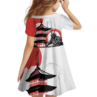Japanese Samurai Warrior Enso Family Matching Tank Maxi Dress and Hawaiian Shirt Japan Pagoda Sakura Watercolor - Wonder Print Shop
