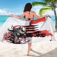 Japanese Samurai Warrior Enso Sarong Japan Pagoda Sakura Watercolor - Wonder Print Shop
