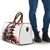 Japanese Samurai Warrior Enso Travel Bag Japan Pagoda Sakura Watercolor - Wonder Print Shop