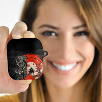 Japanese Dragon Katana Enso AirPods Case Japan Pagoda Seamless Cloud - Wonder Print Shop