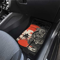 Japanese Dragon Katana Enso Car Mats Japan Pagoda Seamless Cloud - Wonder Print Shop