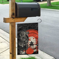 Japanese Dragon Katana Enso Garden Flag Japan Pagoda Seamless Cloud - Wonder Print Shop