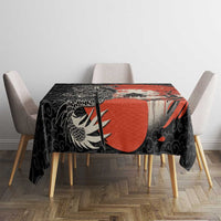 Japanese Dragon Katana Enso Tablecloth Japan Pagoda Seamless Cloud - Wonder Print Shop