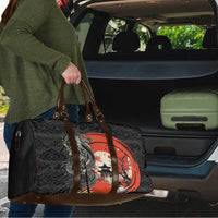 Japanese Dragon Katana Enso Travel Bag Japan Pagoda Seamless Cloud - Wonder Print Shop