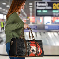 Japanese Dragon Katana Enso Travel Bag Japan Pagoda Seamless Cloud - Wonder Print Shop