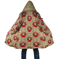 Japanese Daruma Doll Cloak Palaka With Seamless Bamboo Pattern - Wonder Print Shop