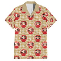 Japanese Daruma Doll Family Matching Puletasi and Hawaiian Shirt Palaka With Seamless Bamboo Pattern - Wonder Print Shop