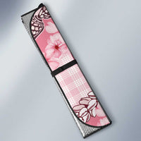 Japanese Daruma Doll Palaka Auto Sun Shade Cherry Blossoms With Shell Lei - Wonder Print Shop