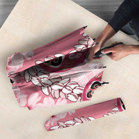 Japanese Daruma Doll Palaka Umbrella Cherry Blossoms With Shell Lei - Wonder Print Shop