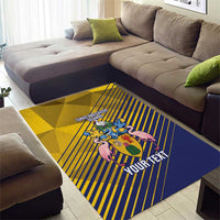 Custom Turks and Caicos Islands Football Area Rug 2025 Go Champions