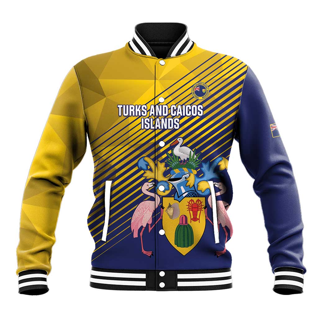 Custom Turks and Caicos Islands Football Baseball Jacket 2025 Go Champions
