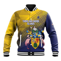 Custom Turks and Caicos Islands Football Baseball Jacket 2025 Go Champions
