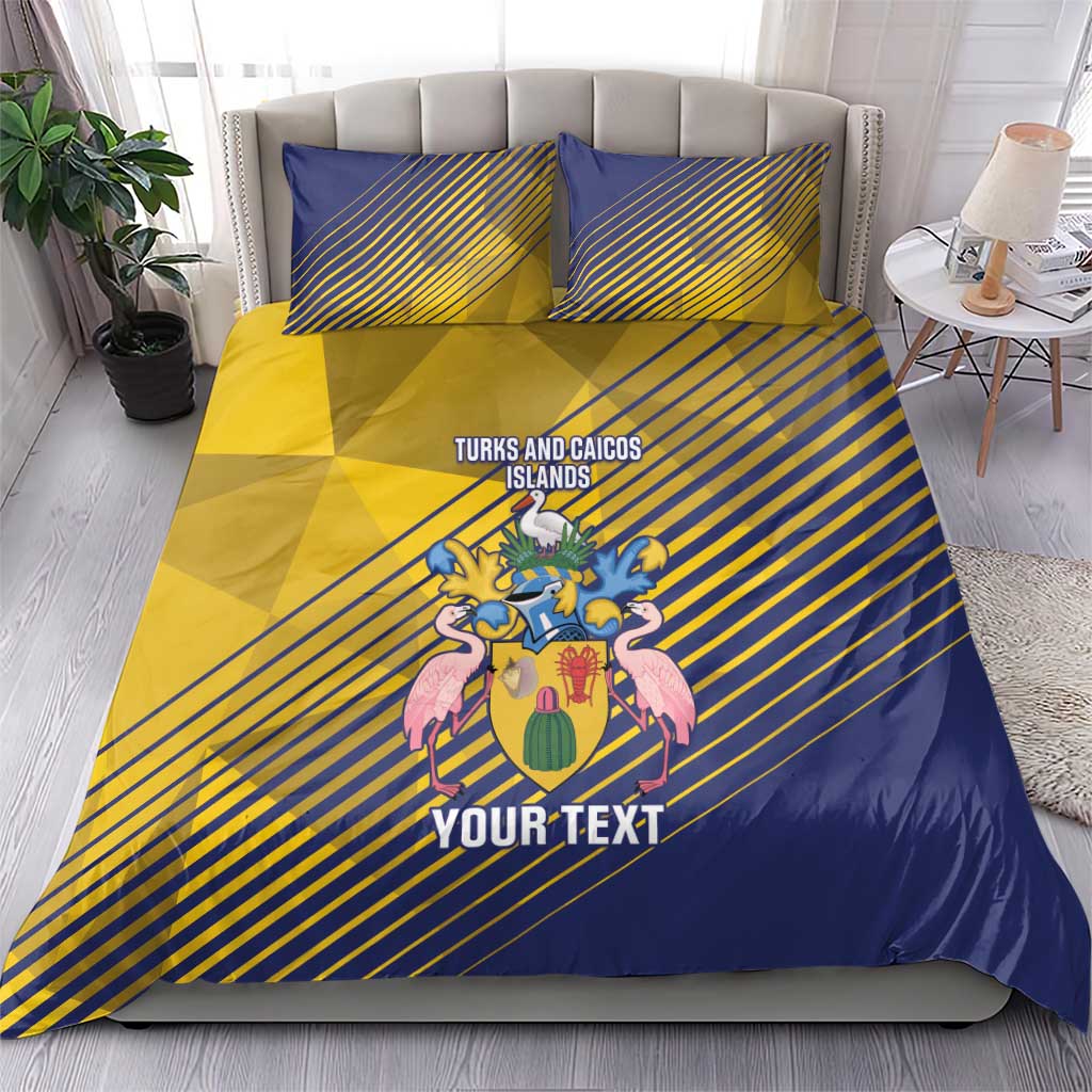 Custom Turks and Caicos Islands Football Bedding Set 2025 Go Champions