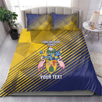 Custom Turks and Caicos Islands Football Bedding Set 2025 Go Champions