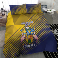 Custom Turks and Caicos Islands Football Bedding Set 2025 Go Champions