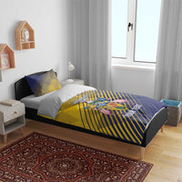 Custom Turks and Caicos Islands Football Bedding Set 2025 Go Champions