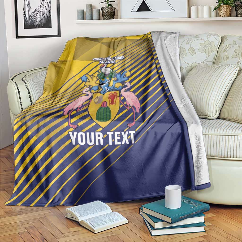 Custom Turks and Caicos Islands Football Blanket 2025 Go Champions
