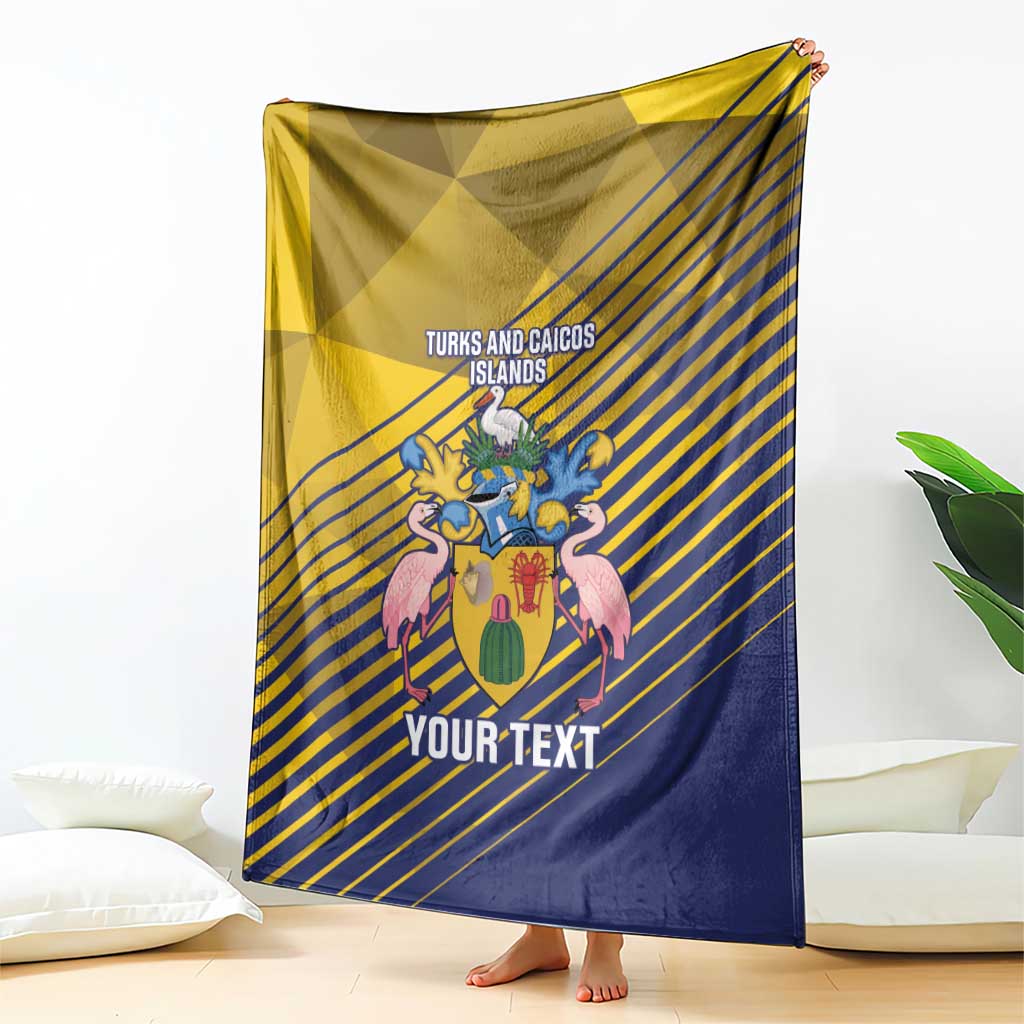 Custom Turks and Caicos Islands Football Blanket 2025 Go Champions