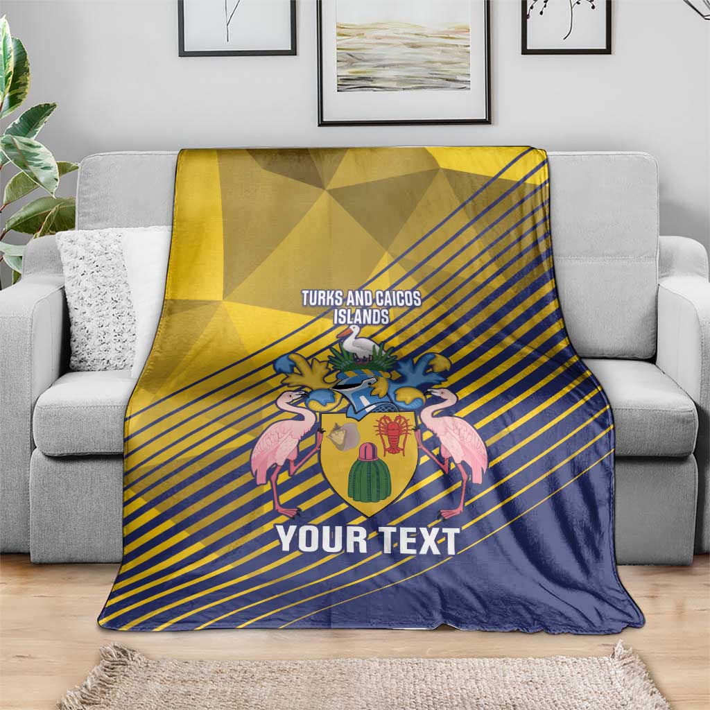 Custom Turks and Caicos Islands Football Blanket 2025 Go Champions
