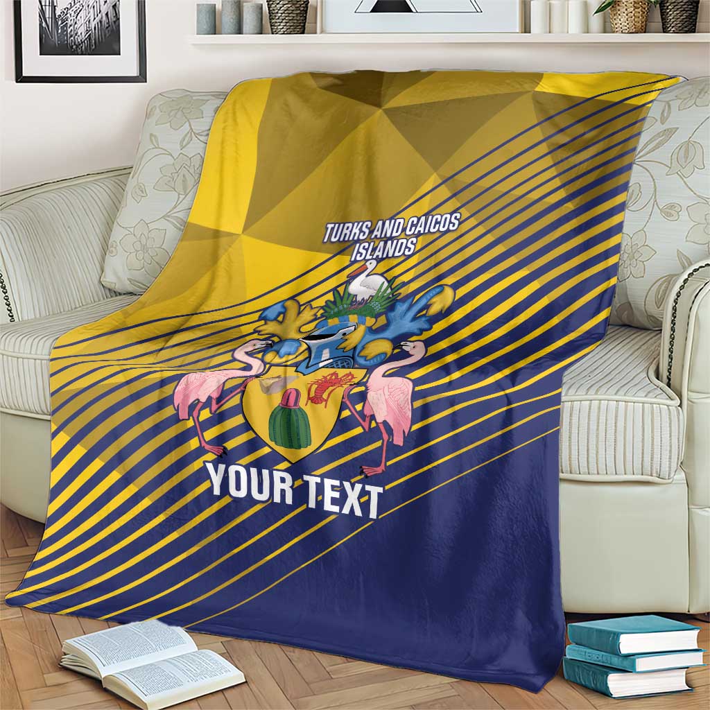 Custom Turks and Caicos Islands Football Blanket 2025 Go Champions