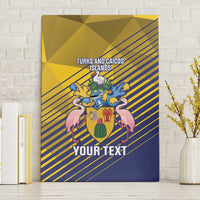 Custom Turks and Caicos Islands Football Canvas Wall Art 2025 Go Champions