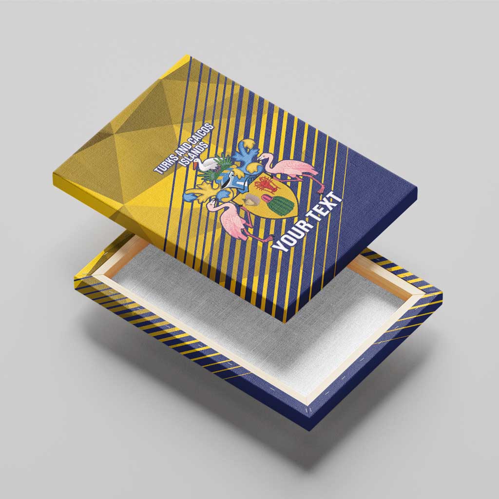 Custom Turks and Caicos Islands Football Canvas Wall Art 2025 Go Champions